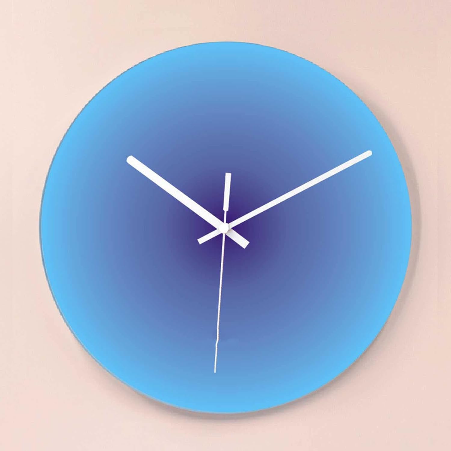 Modern Battery Operated Wall Clock | Silent Non-Ticking Minimalist Decorative Clock for Kitchen, Bedroom, Living Room & Home Décor