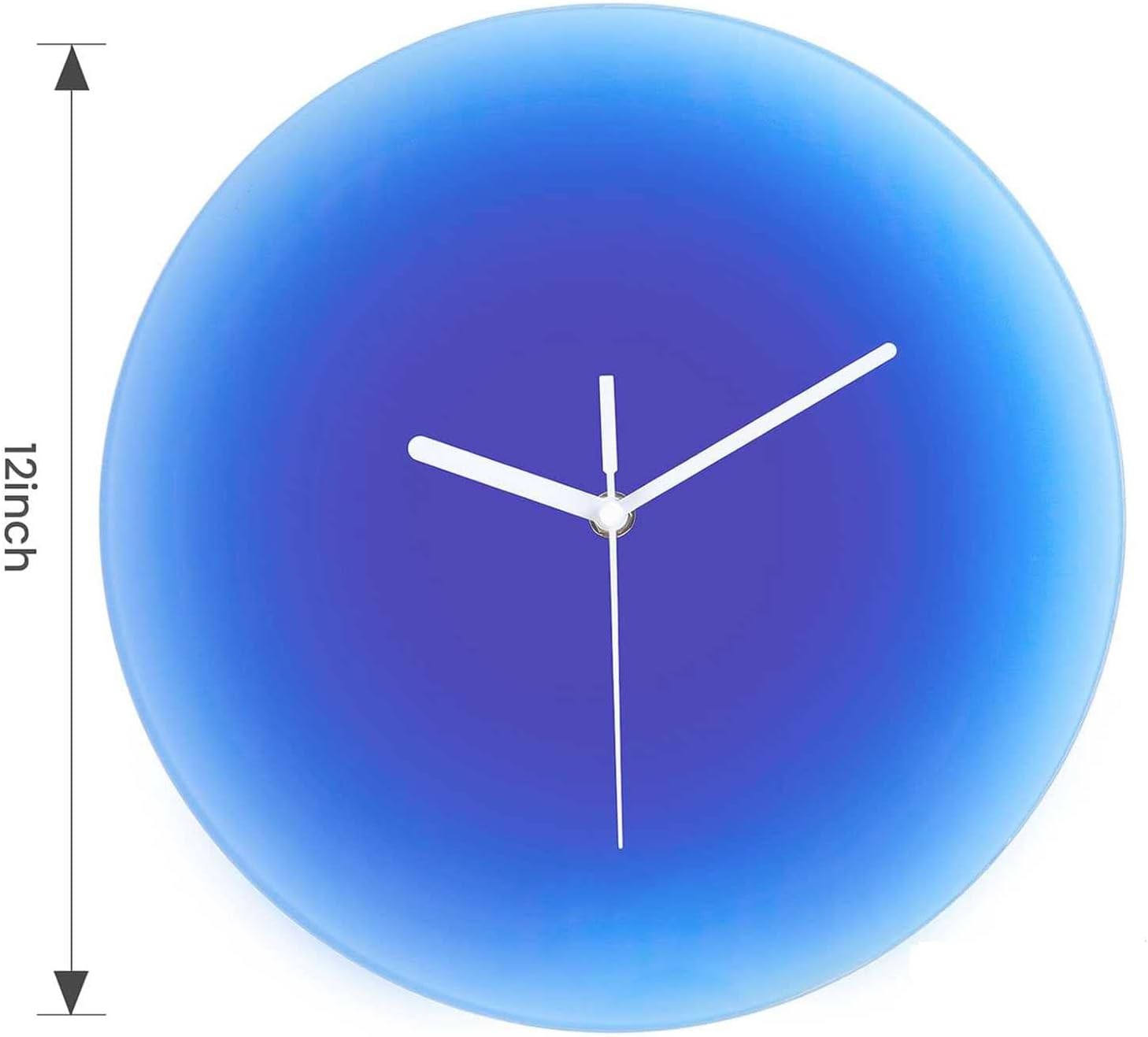 Modern Battery Operated Wall Clock | Silent Non-Ticking Minimalist Decorative Clock for Kitchen, Bedroom, Living Room & Home Décor