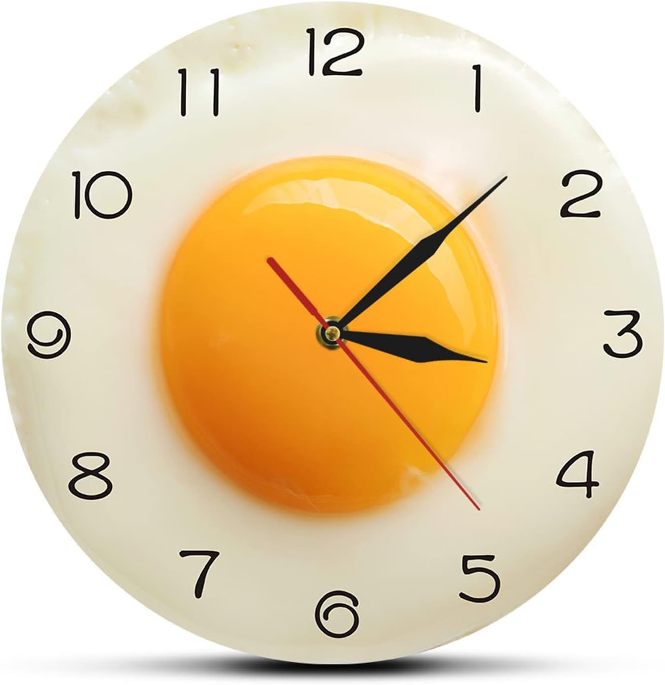 Silent Battery Operated LED Wall Clock | Modern Minimalist Quiet Quartz Clock for Kitchen, Bedroom, Living Room & Home Décor