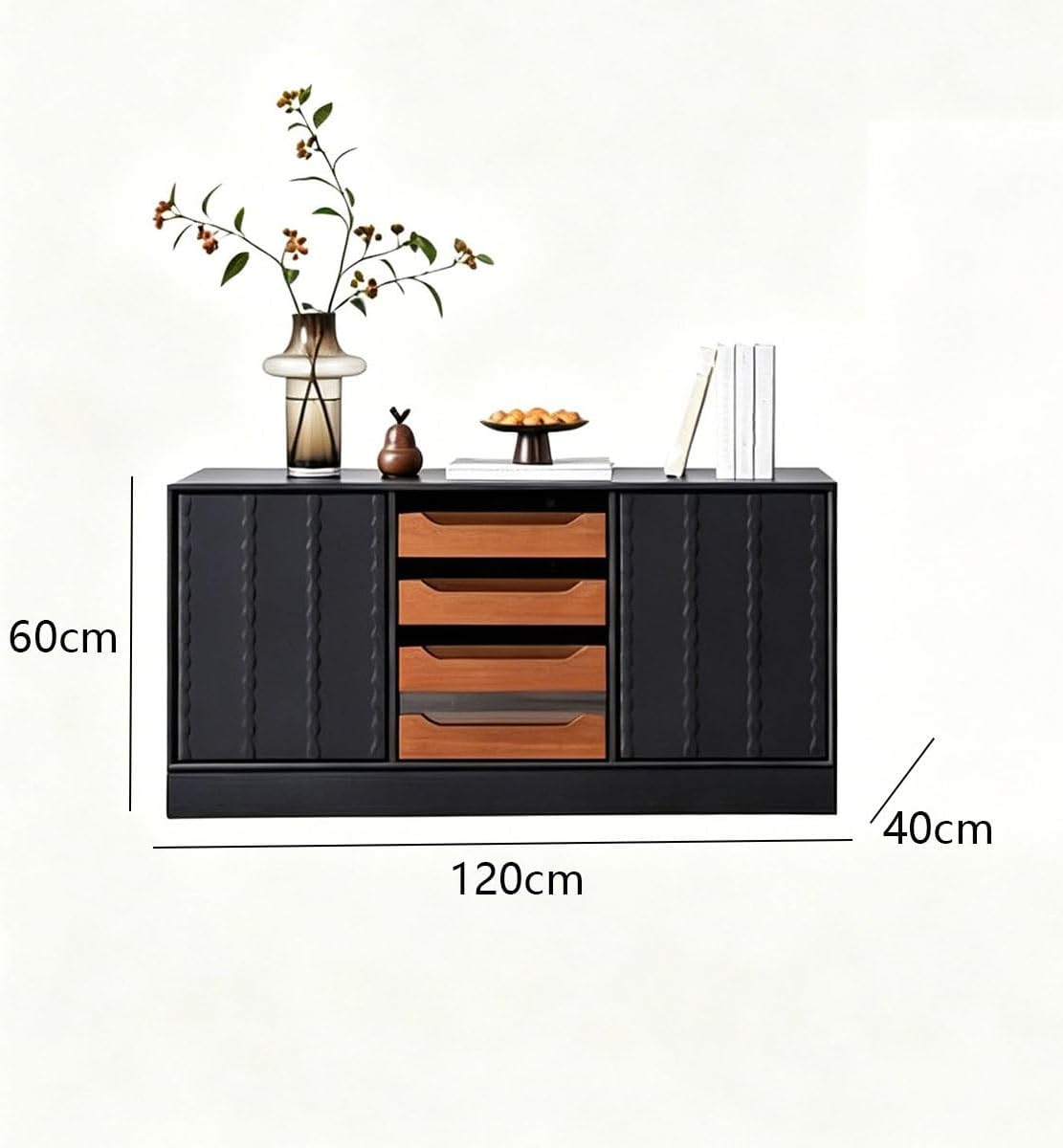 Modern Sideboard Storage Cabinet | Minimalist Entryway Organizer & Buffet Table for Living Room, Kitchen & Dining Room