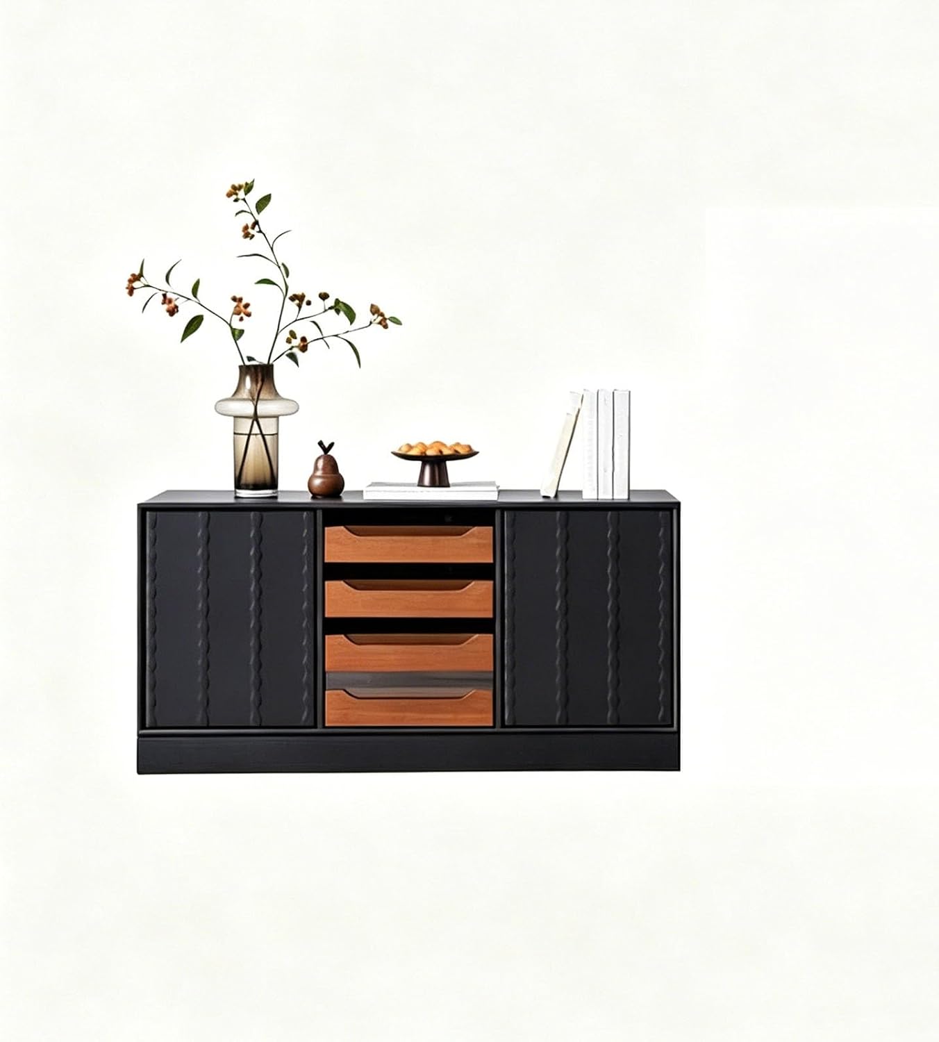 Modern Sideboard Storage Cabinet | Minimalist Entryway Organizer & Buffet Table for Living Room, Kitchen & Dining Room