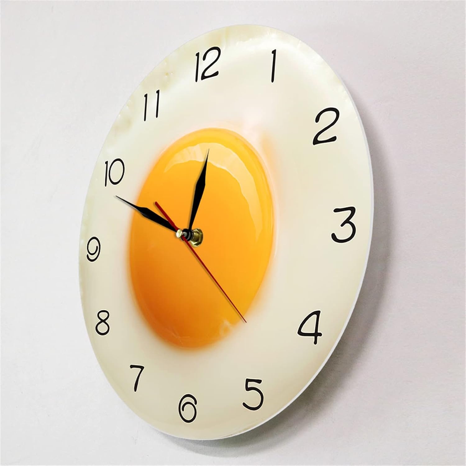 Silent Battery Operated LED Wall Clock | Modern Minimalist Quiet Quartz Clock for Kitchen, Bedroom, Living Room & Home Décor