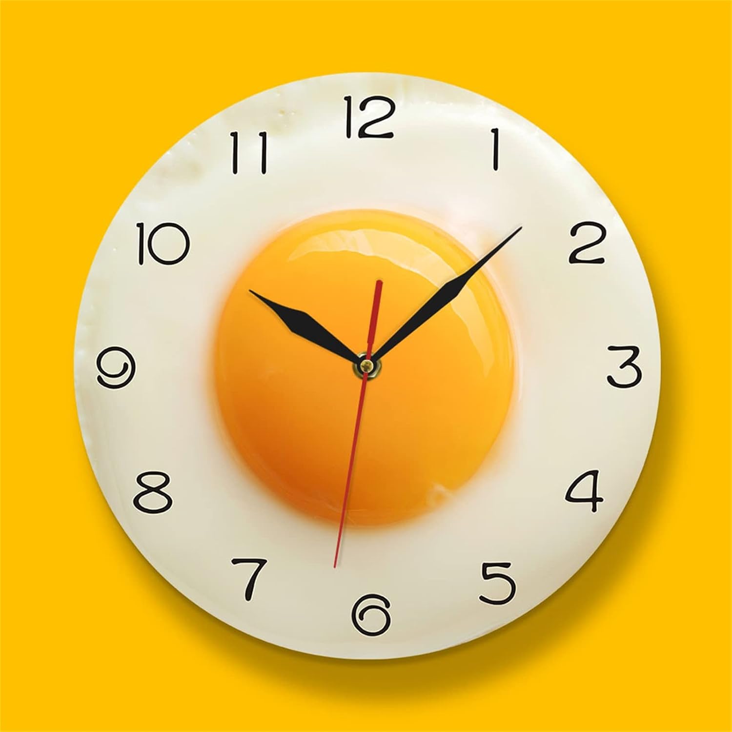 Silent Battery Operated LED Wall Clock | Modern Minimalist Quiet Quartz Clock for Kitchen, Bedroom, Living Room & Home Décor