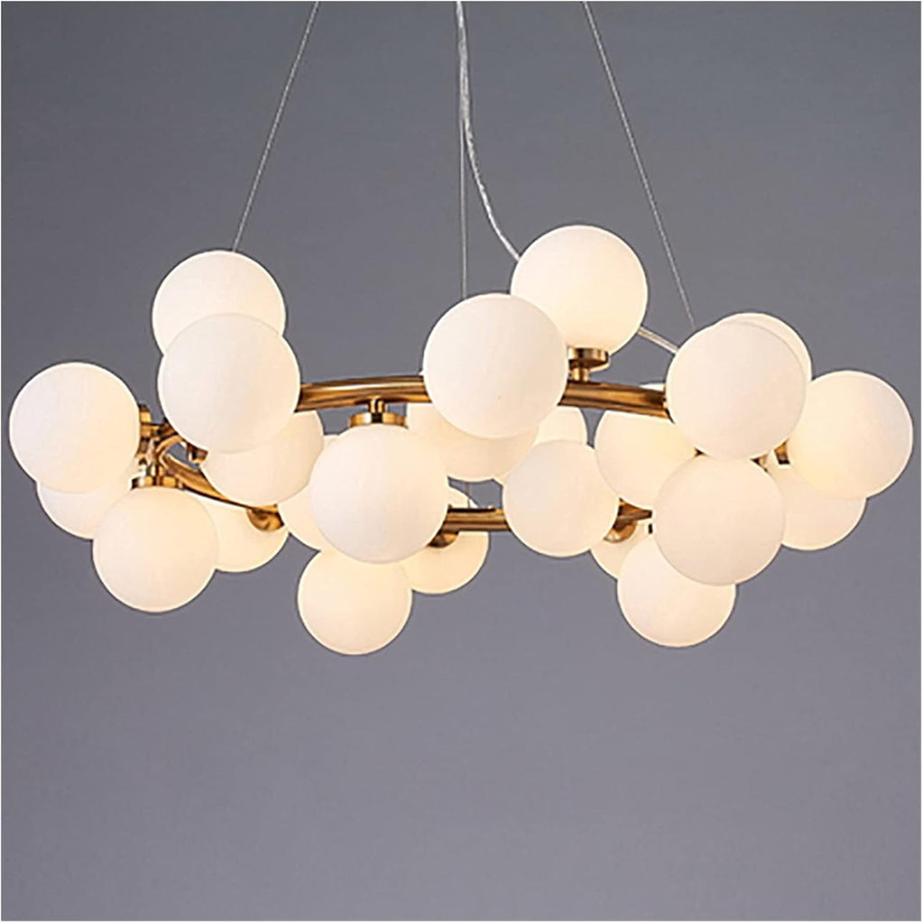 Modern Scandinavian Chandelier Light | Minimalist Pendant Ceiling Fixture for Living Room, Dining Room, Kitchen & Home Interior