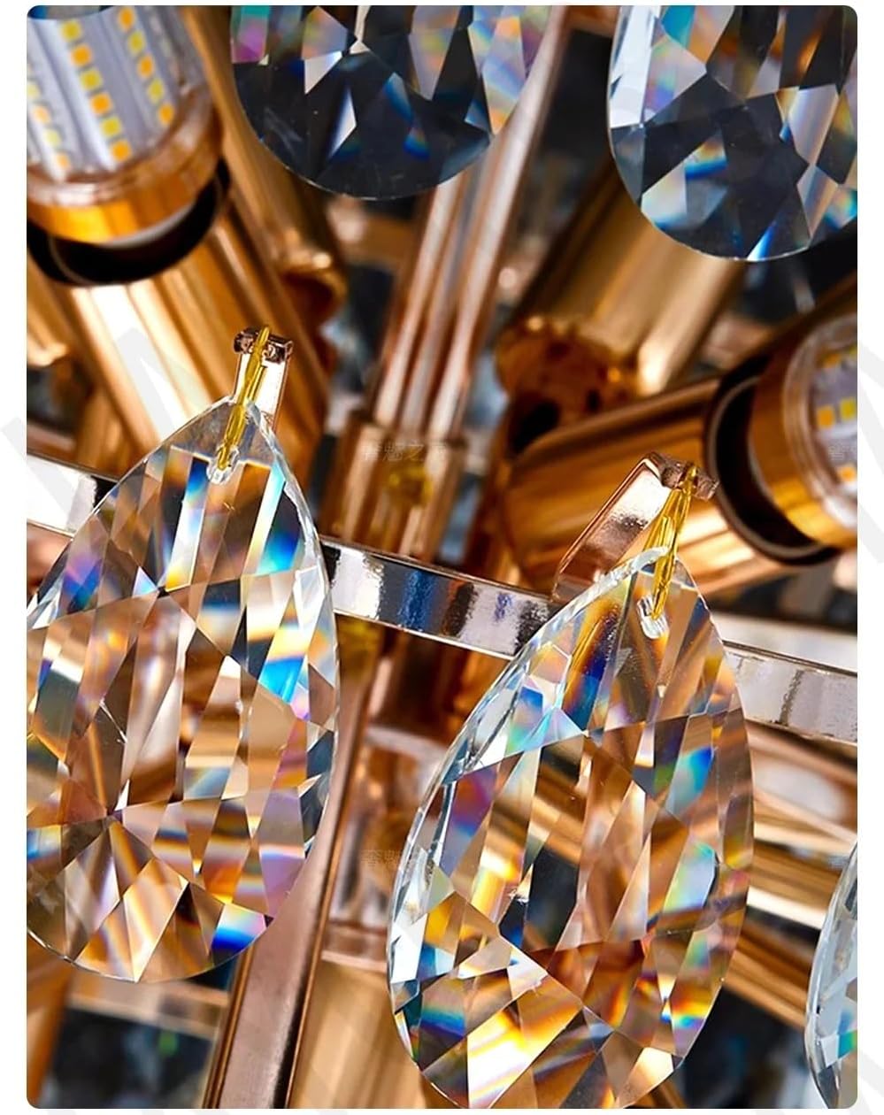 Modern Crystal Chandelier Ceiling Light | Luxury Pendant Lighting Fixture for Living Room, Dining Room, Bedroom & Home Decor
